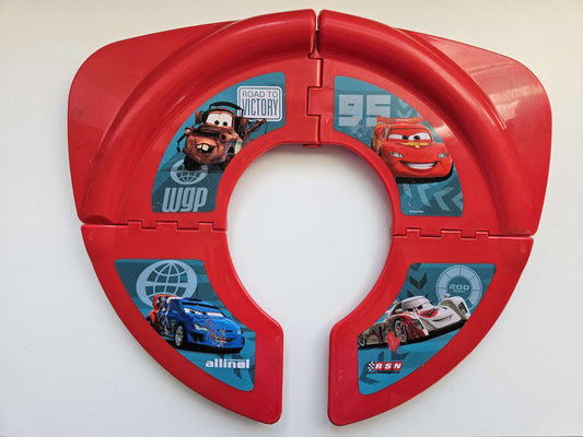 Cars foldable training potty seat
