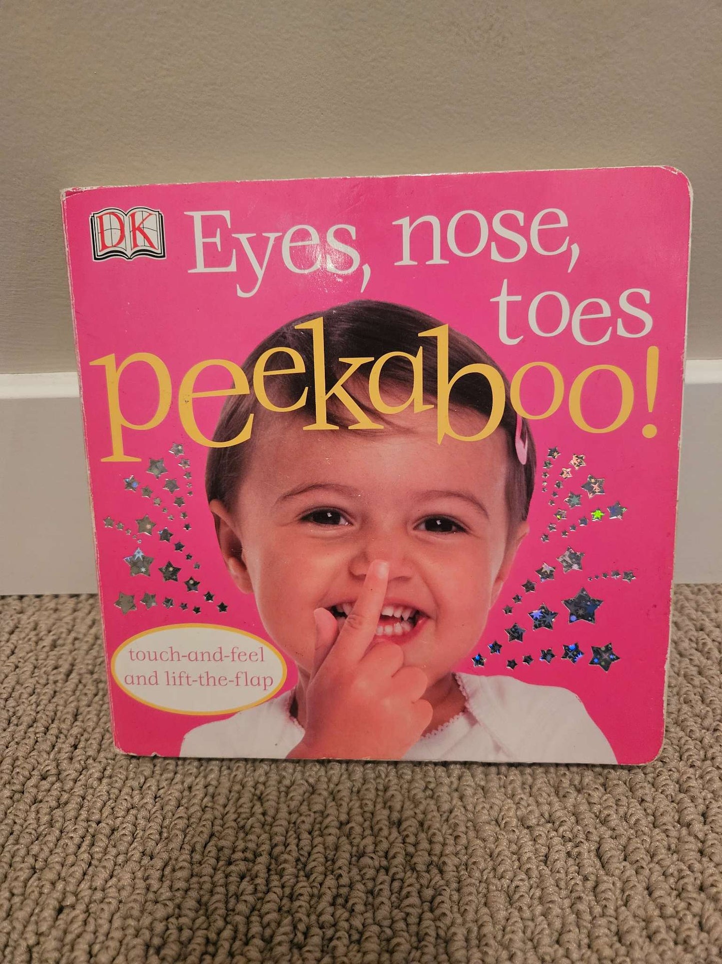 Eyes, nose,toes peek a boo book