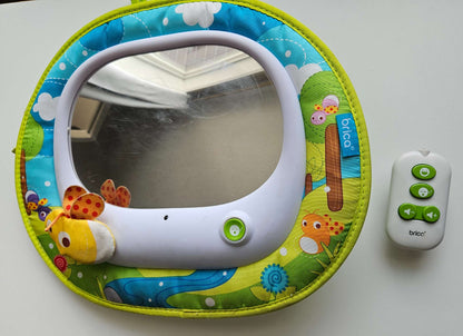 Munchkin Brica Firefly Baby singing/light up car mirror with remote