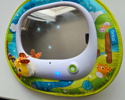Munchkin Brica Firefly Baby singing/light up car mirror with remote