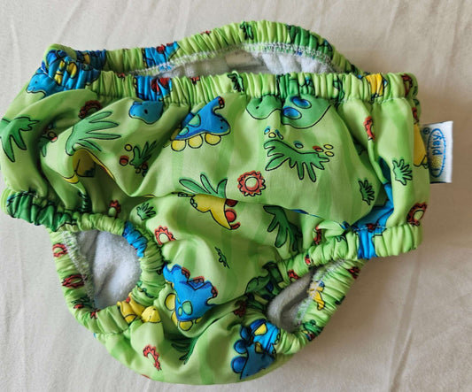 Dinosaur reusable swim diaper size Large (18 months - 22-25lbs), Kids 18 Month (12-18M)