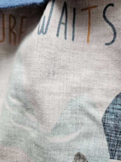 Adventure awaits grow with me shorts , Kids 24 Month (18-24M)