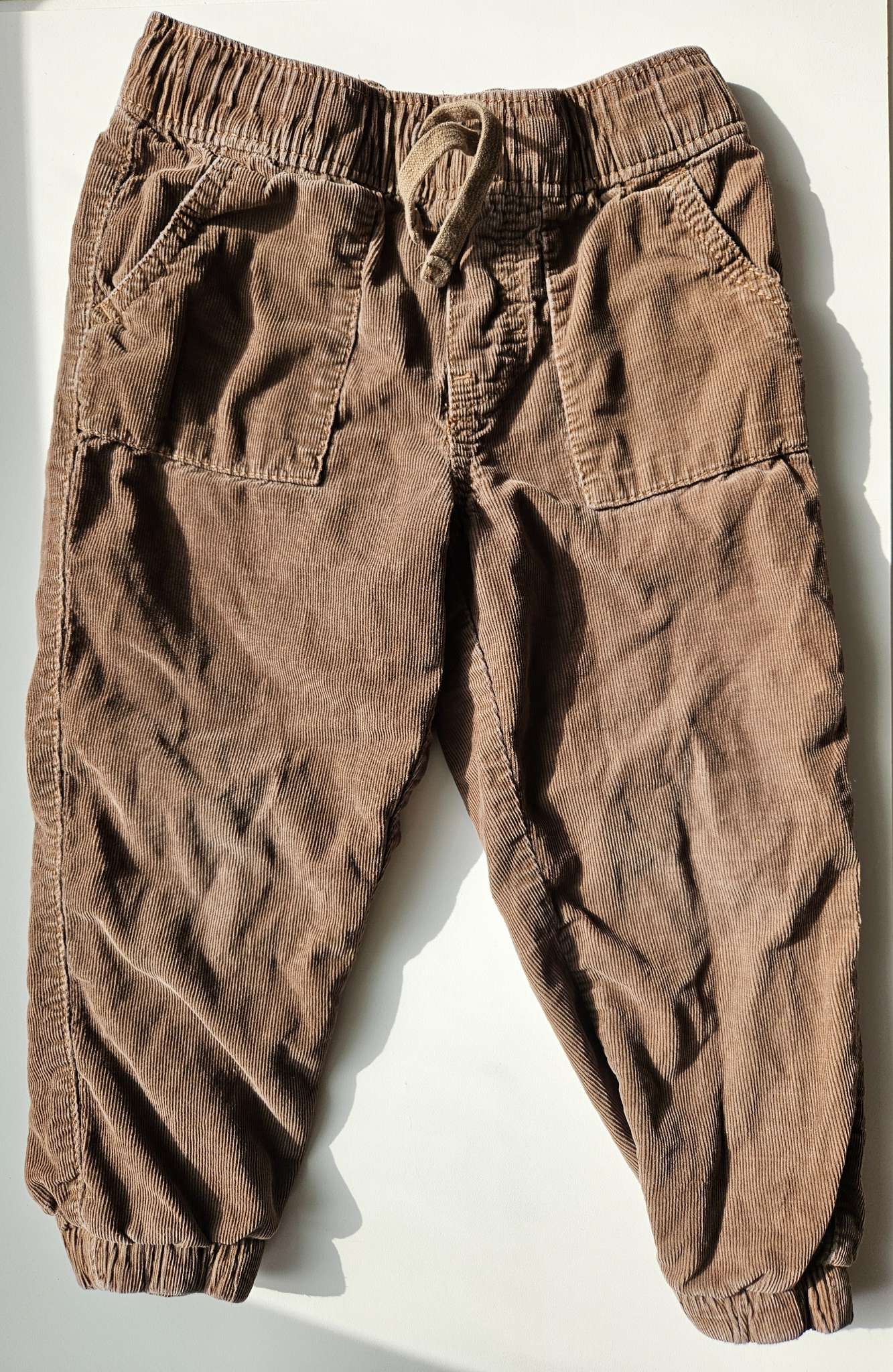 Brown corduroy lined pants , Kids 3T