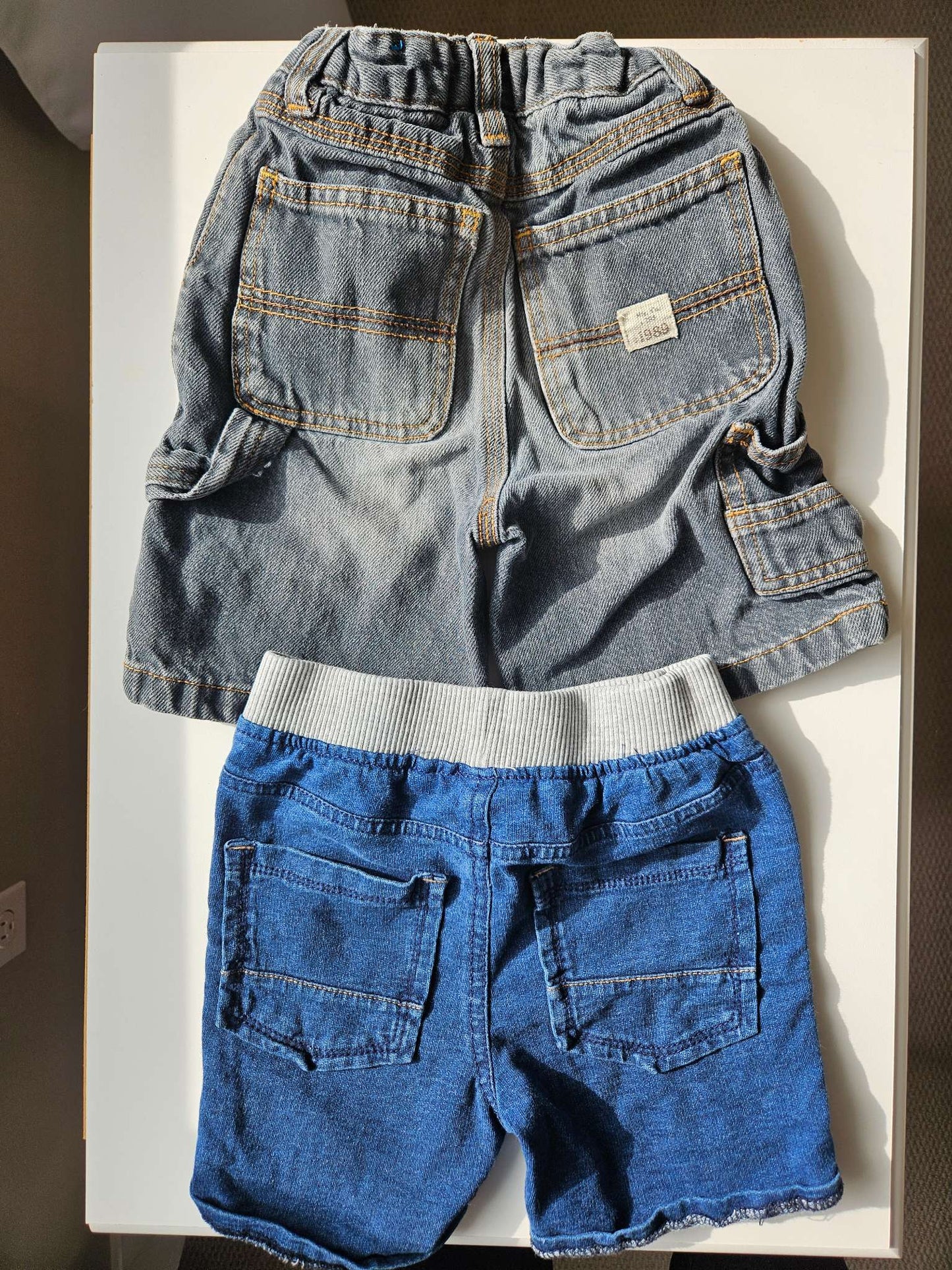 Set of 2 Jean/jeggings shorts , Kids 3T