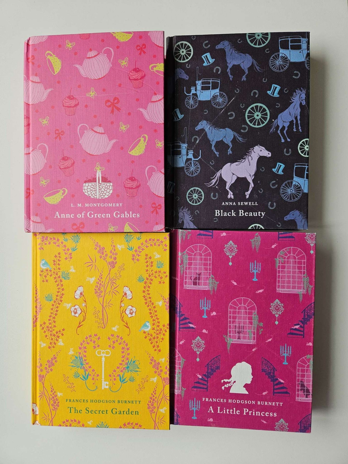 Puffin hardcover classics (Anne of Green Gables, Black Beauty, The Secret Gardens, A little Princess) MSRP $100.23