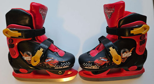 Cars adjustable Ice skates (8-11J), Shoes 8 (Toddler:2-4yr)