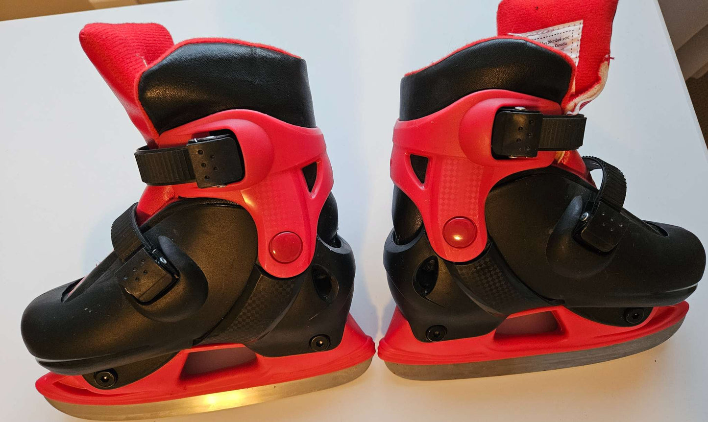 Cars adjustable Ice skates (8-11J), Shoes 8 (Toddler:2-4yr)