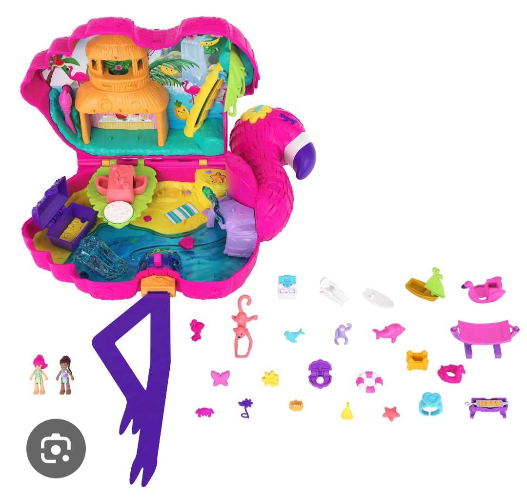 Polly Pocket Flamingo Party playset