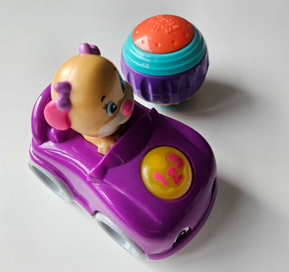 Fisherprice purple car and bright starts ball bundle