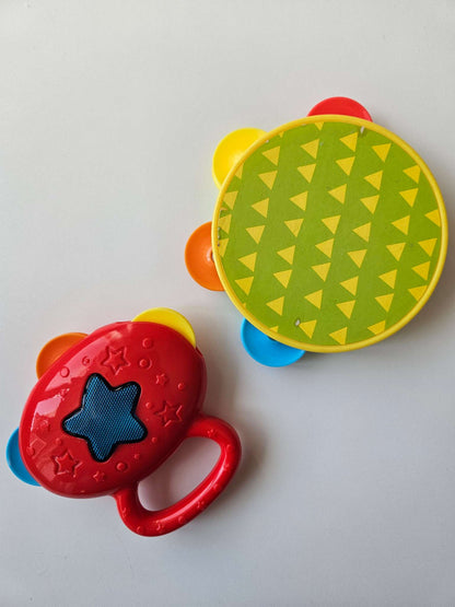 Set of 2 tamberine shakers