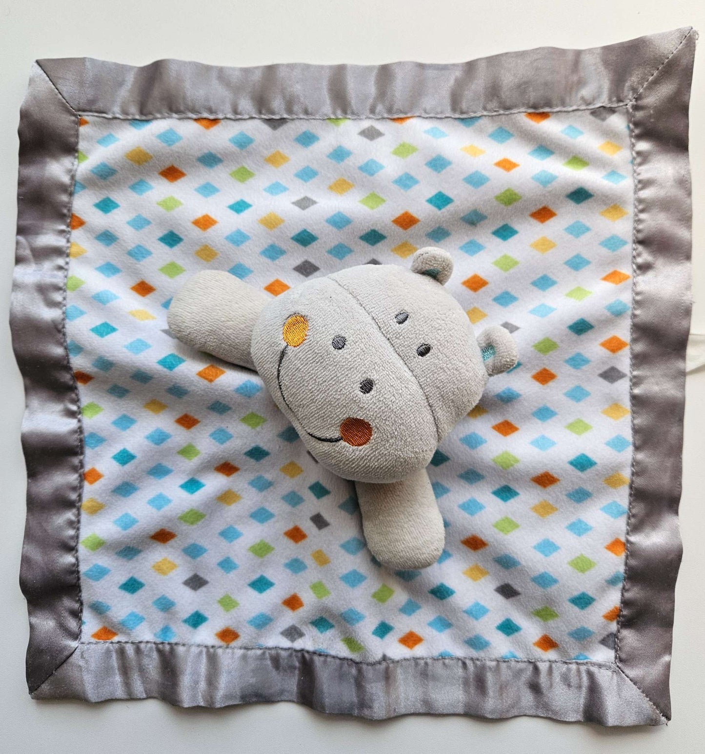 Hippo and zebra infant toys