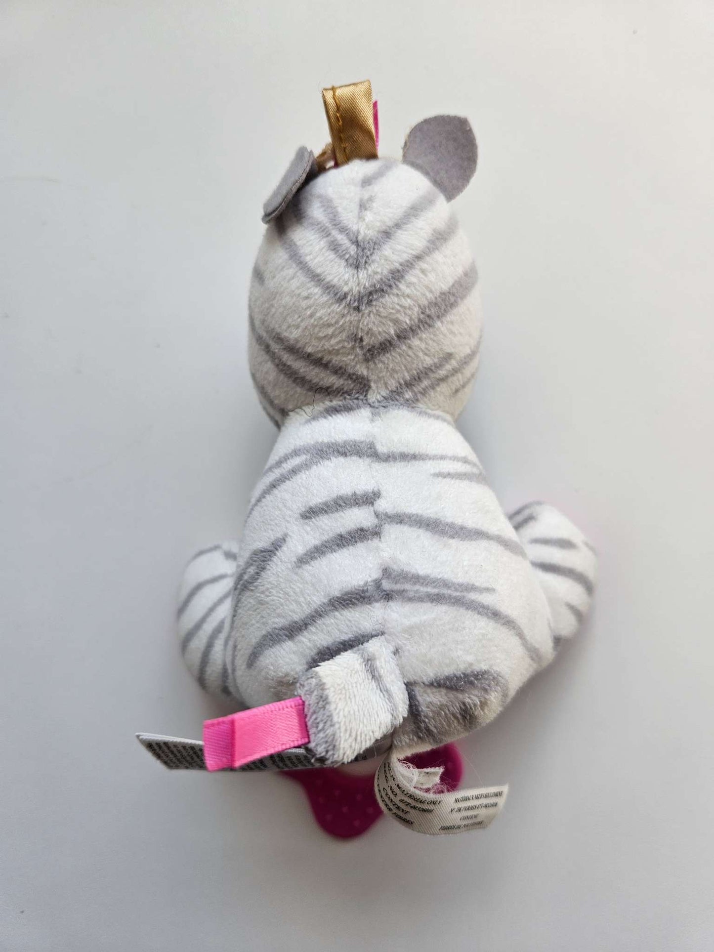 Hippo and zebra infant toys