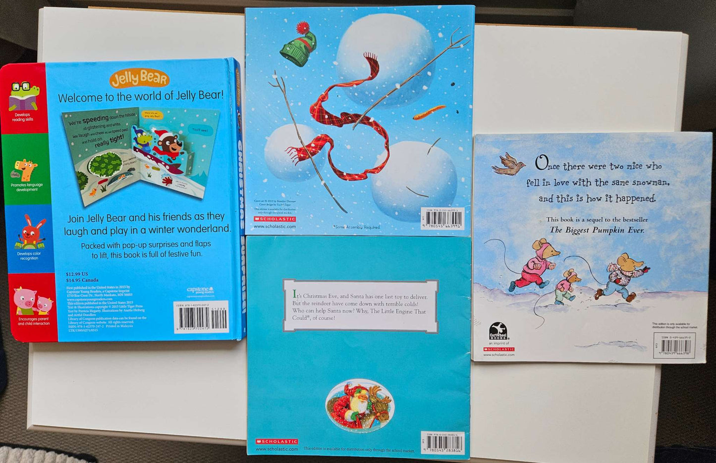 Christmas/winter set of 4 books