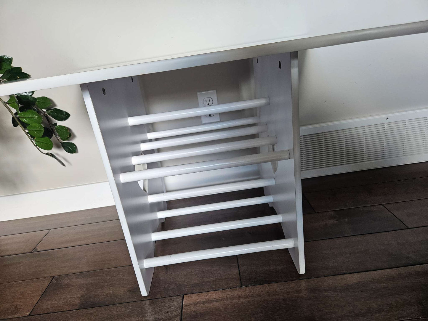White Kidcraft heart table