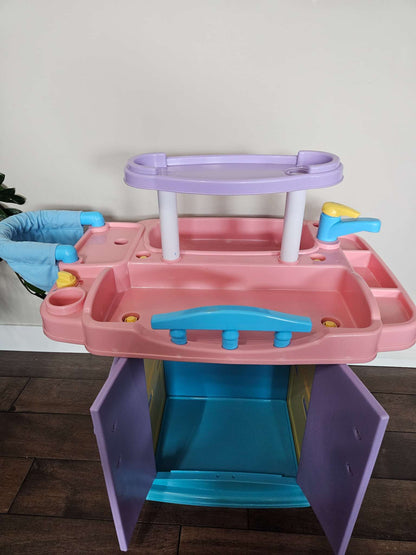 Baby doll changing station