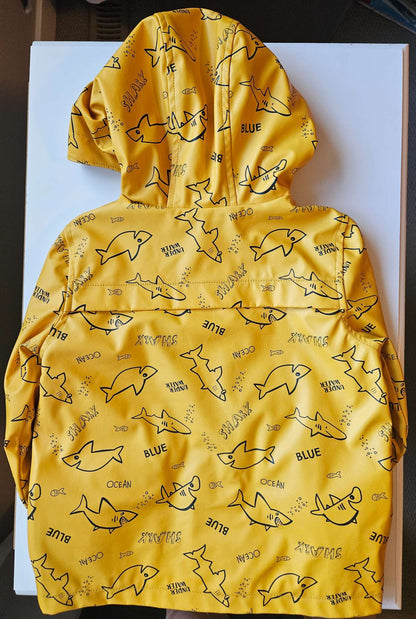Shark rain coat , Kids 3T