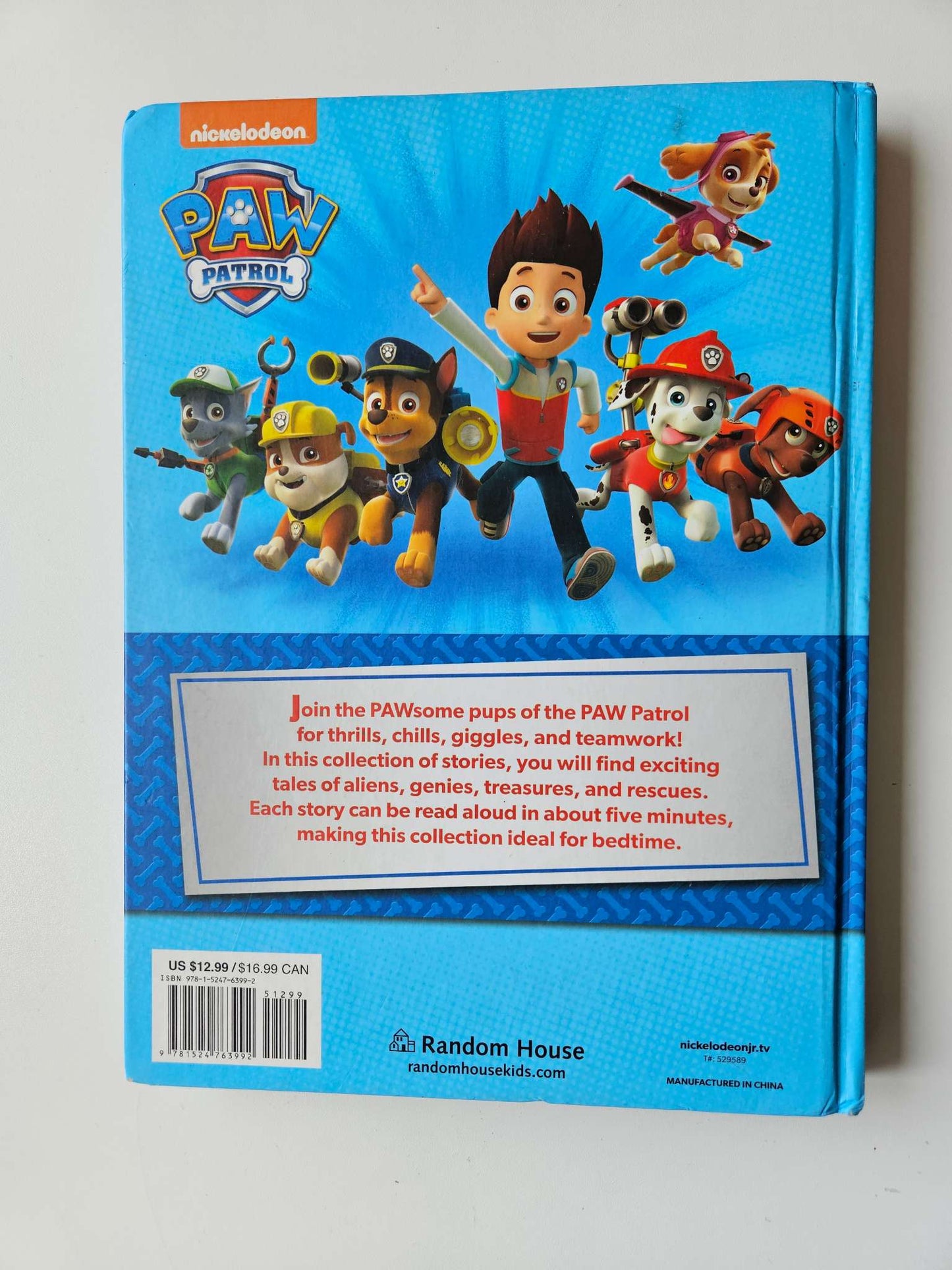 Paw Patrol 5 minute story book