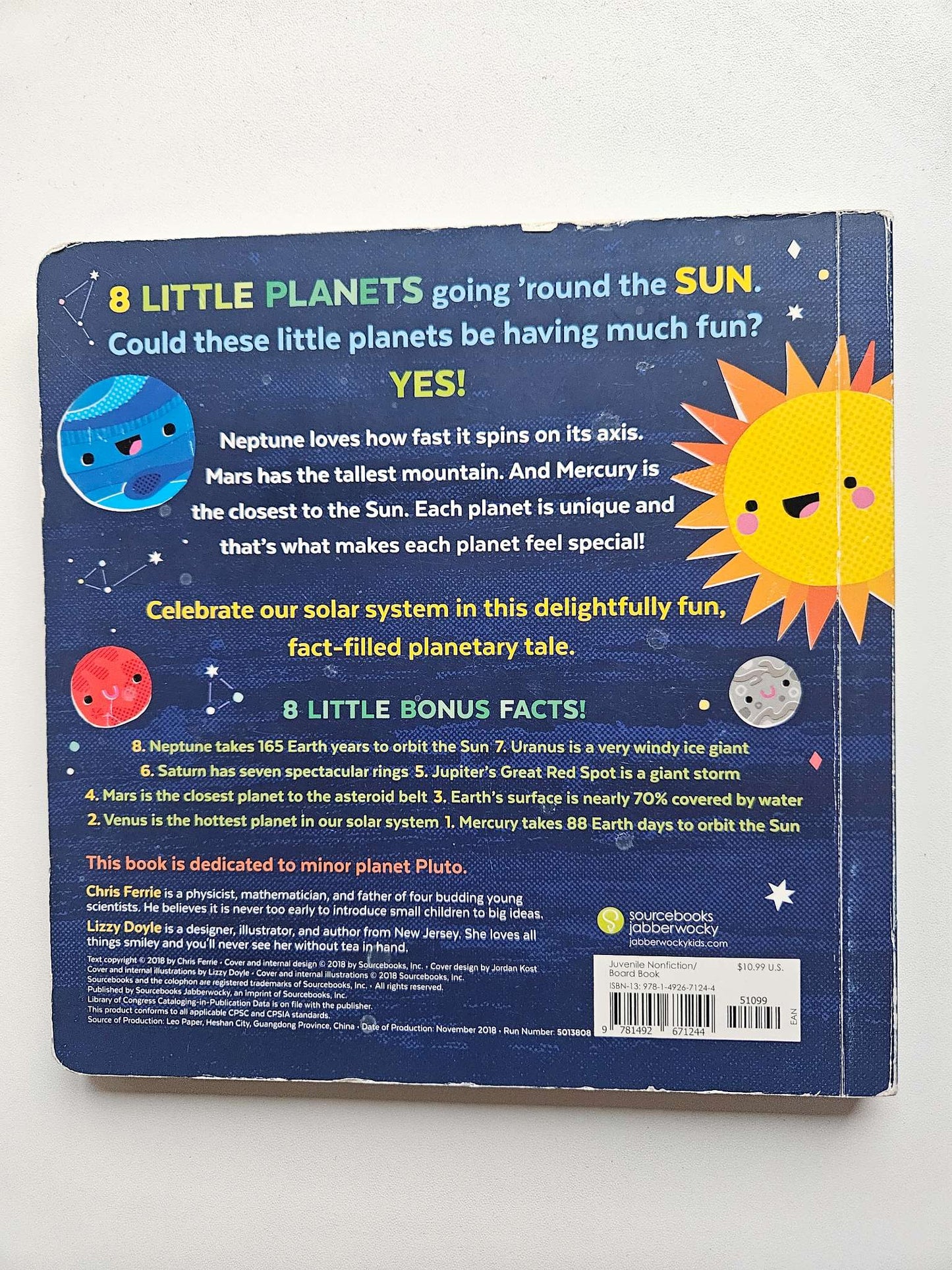 8 little planets board book