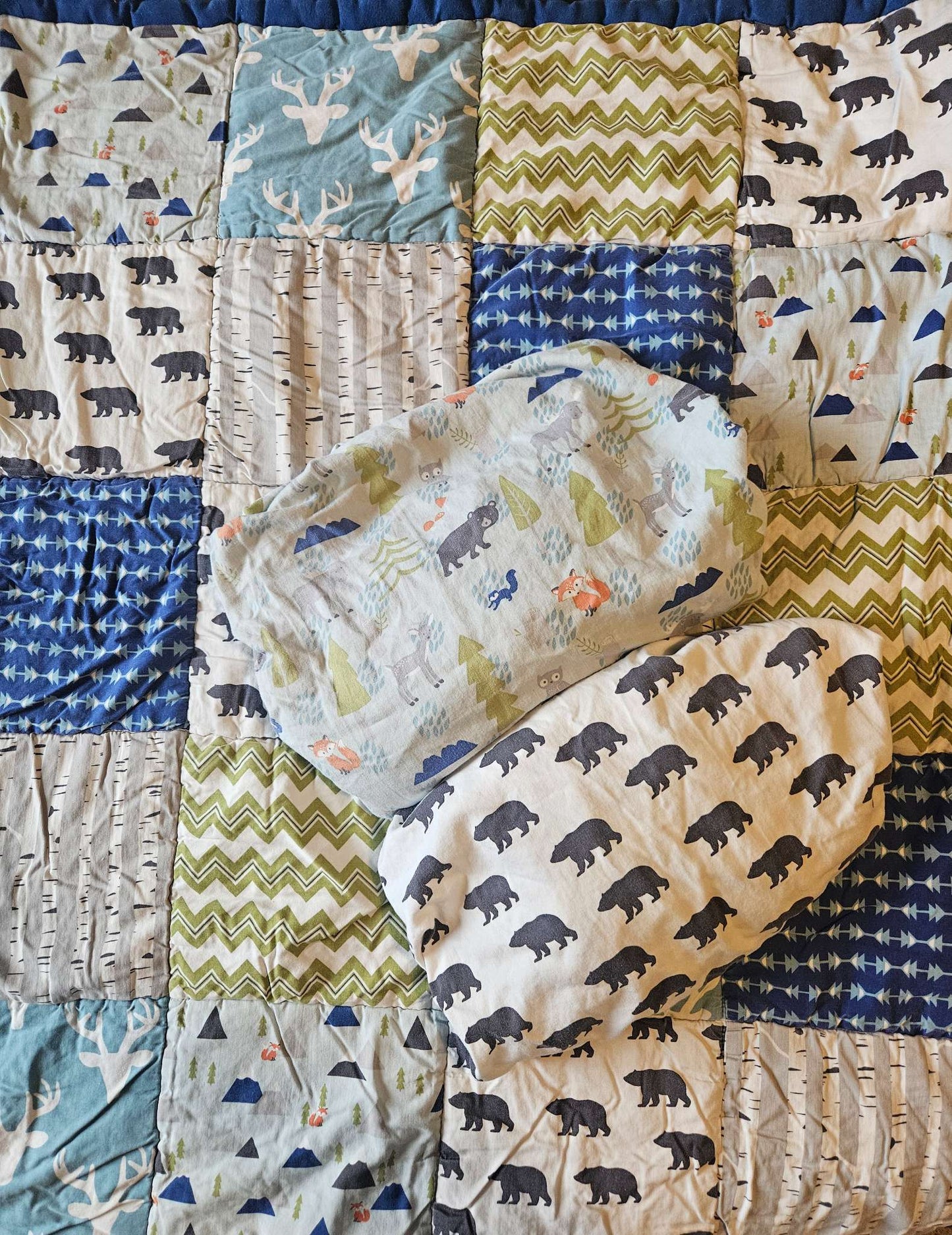 Wild one crib blanket and sheets