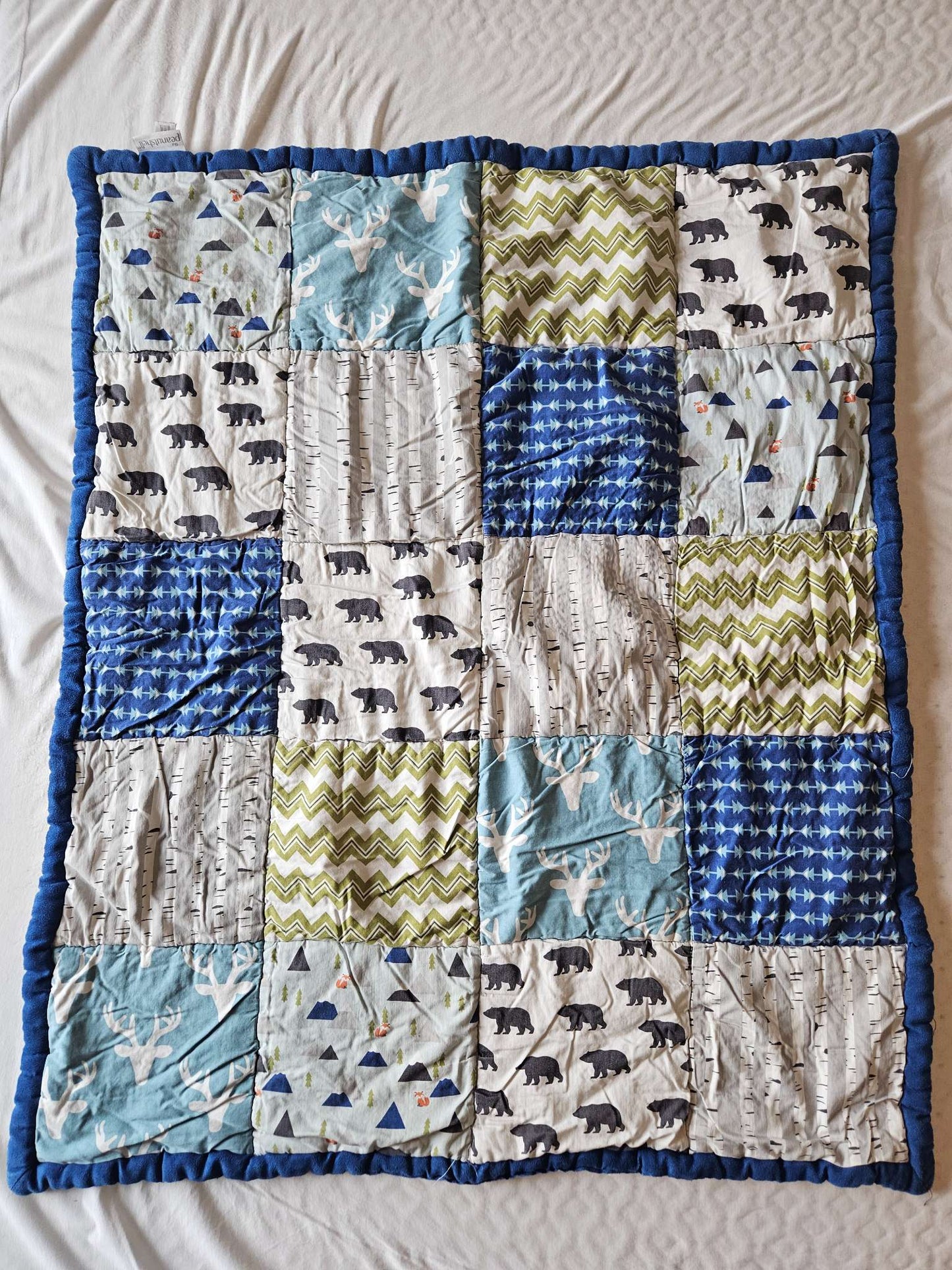 Wild one crib blanket and sheets