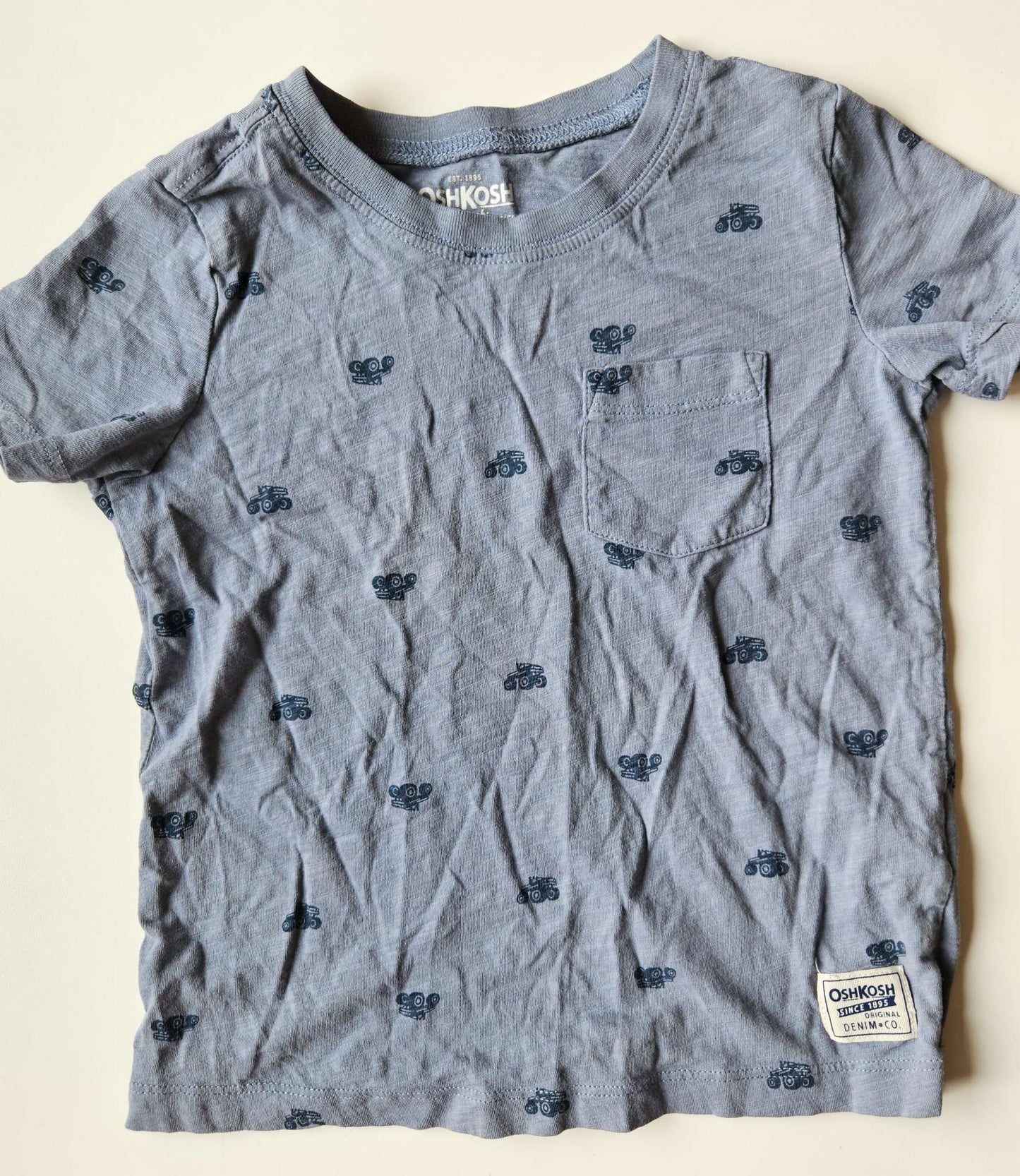 Osh kosh dinosaur and monster truck t-shirts , Kids 4/4T