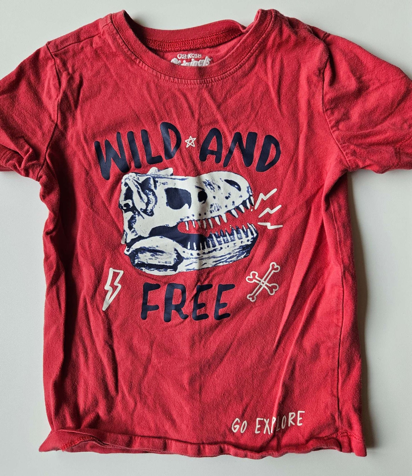 Osh kosh dinosaur and monster truck t-shirts , Kids 4/4T