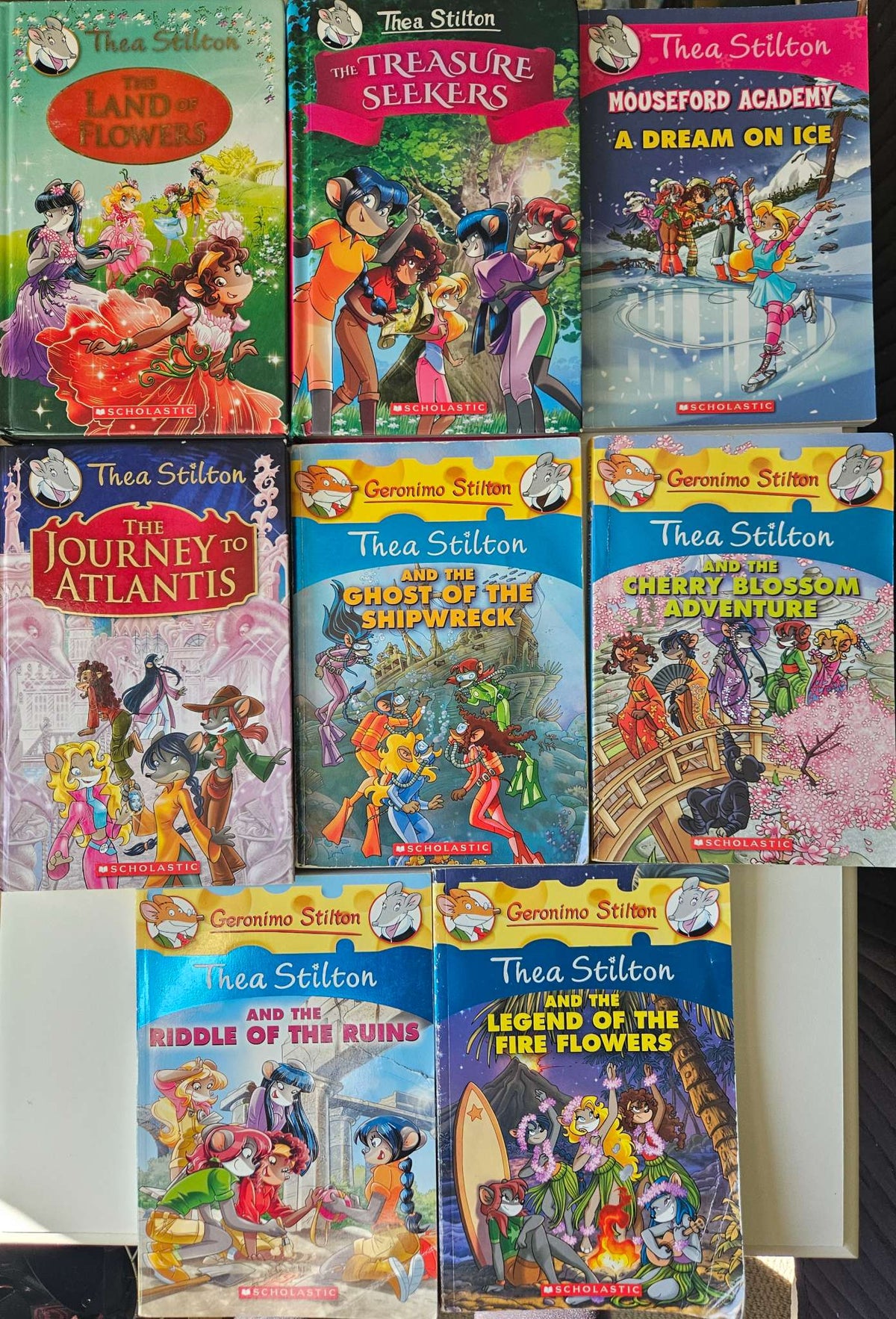 Thea Stilton chapter books set of 8