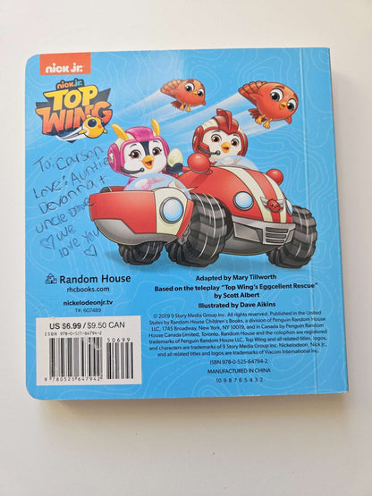 Top wings board book
