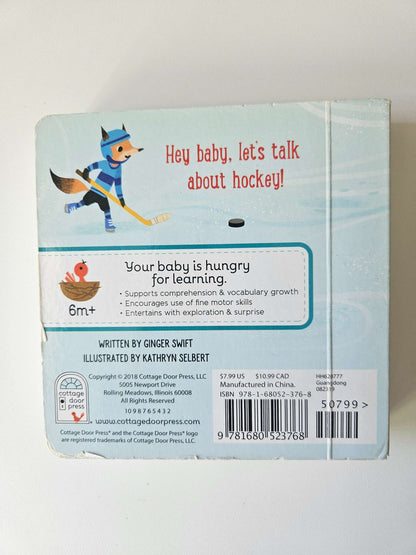 Lets play hockey flap board book