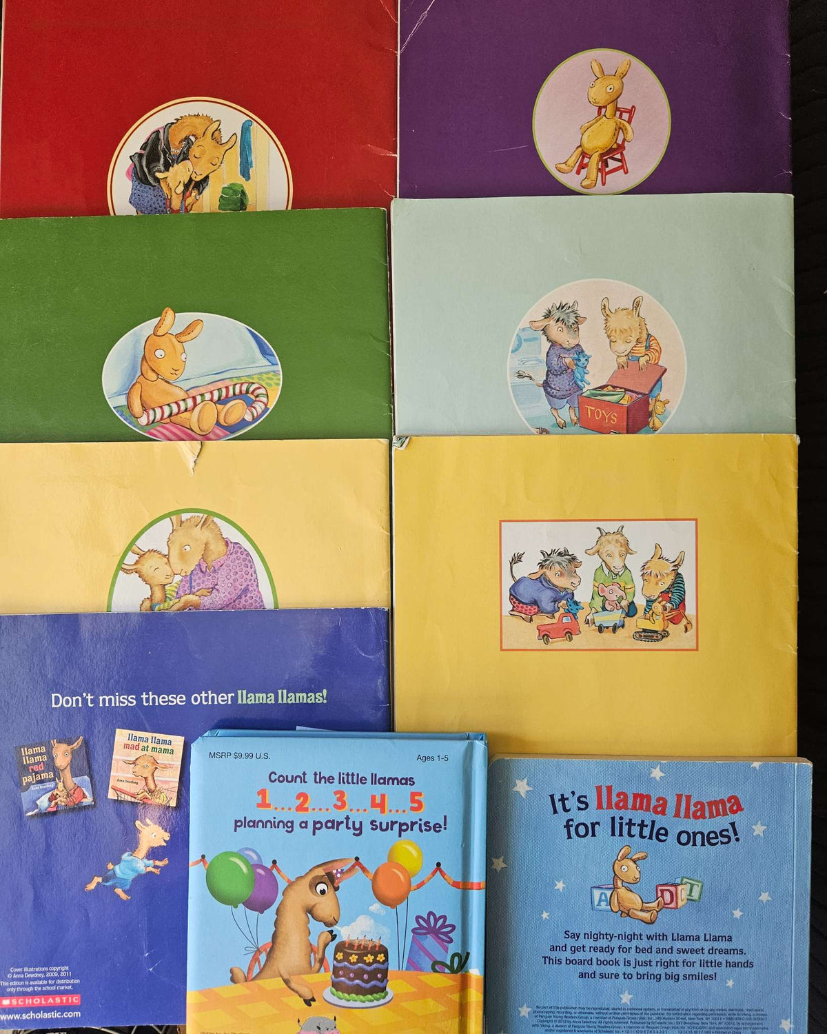 Llama and llama llama books