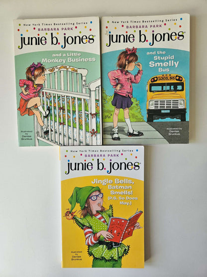 Junie B. Jones books set of 3