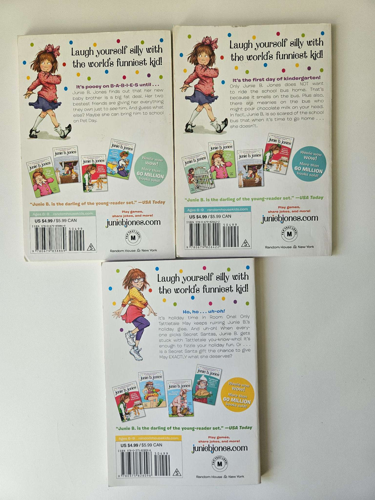 Junie B. Jones books set of 3
