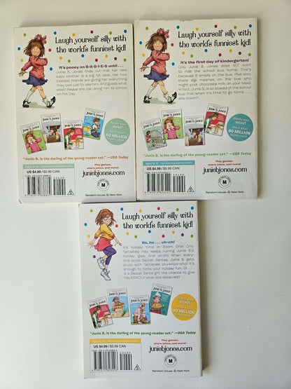 Junie B. Jones books set of 3