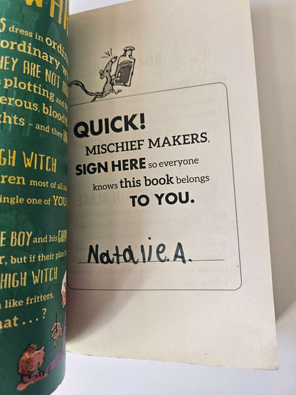 The Witches chapter book