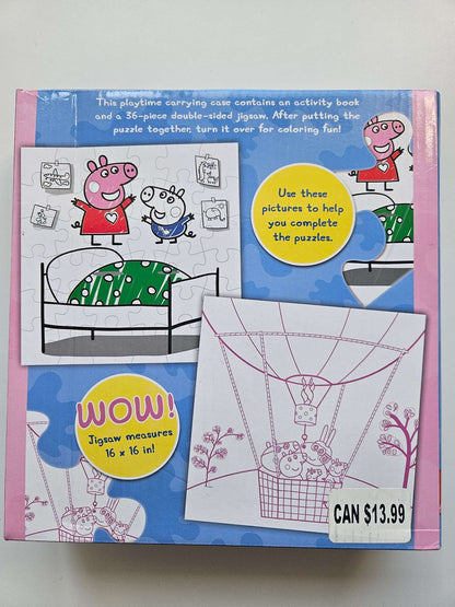 NWT Peppa Pig activity book and jigsaw puzzle
