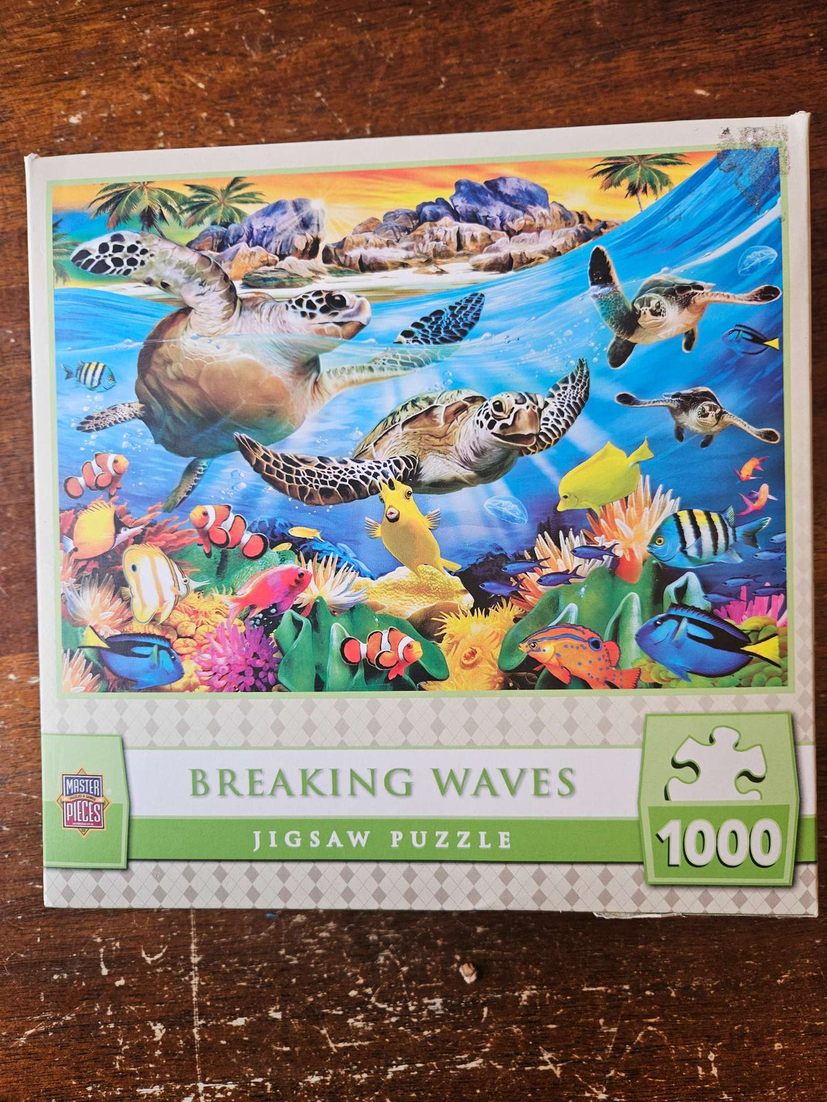 1000 piece Breaking waves jigsaw puzzle