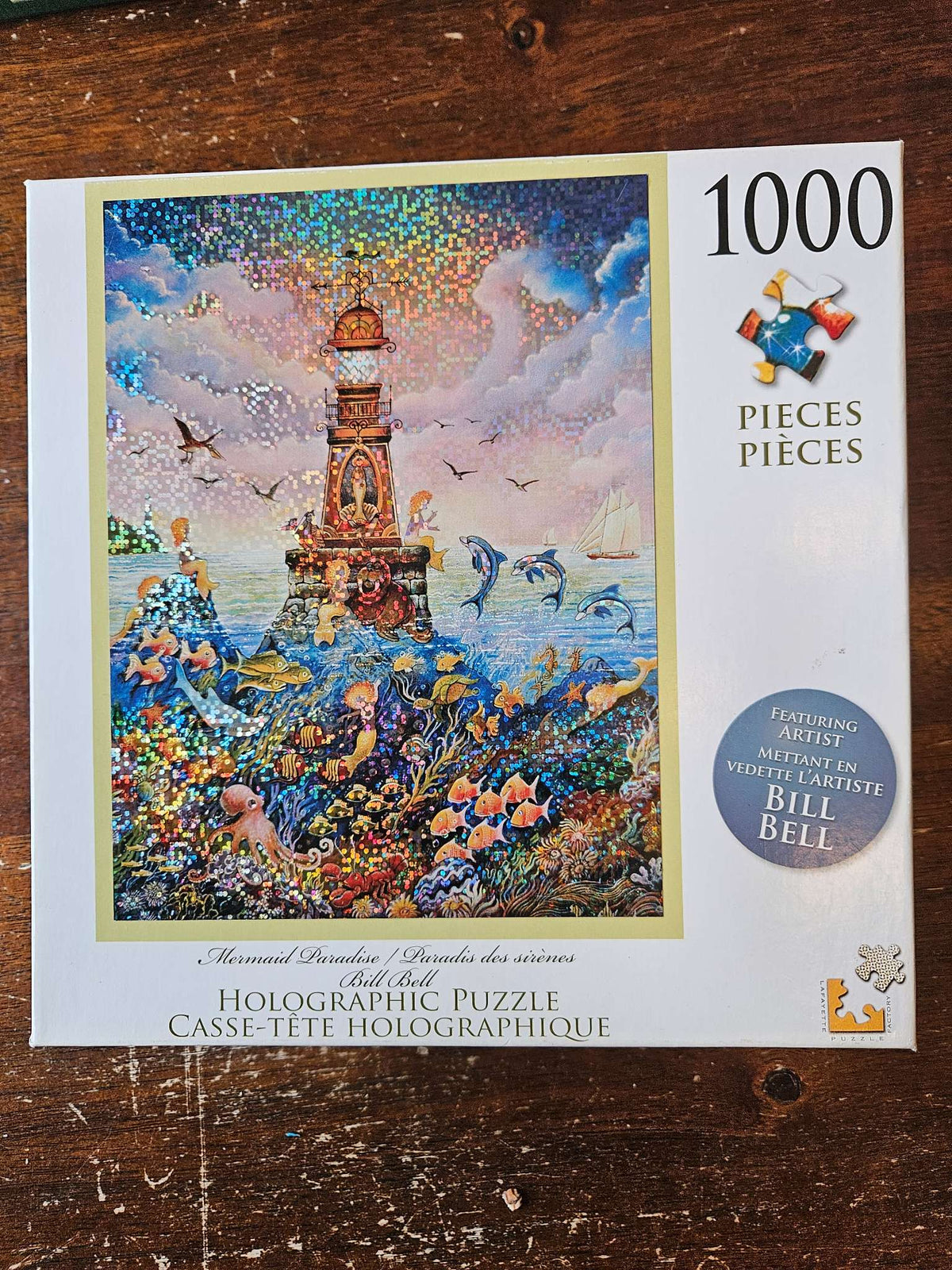 1000 piece holographic mermaid puzzle