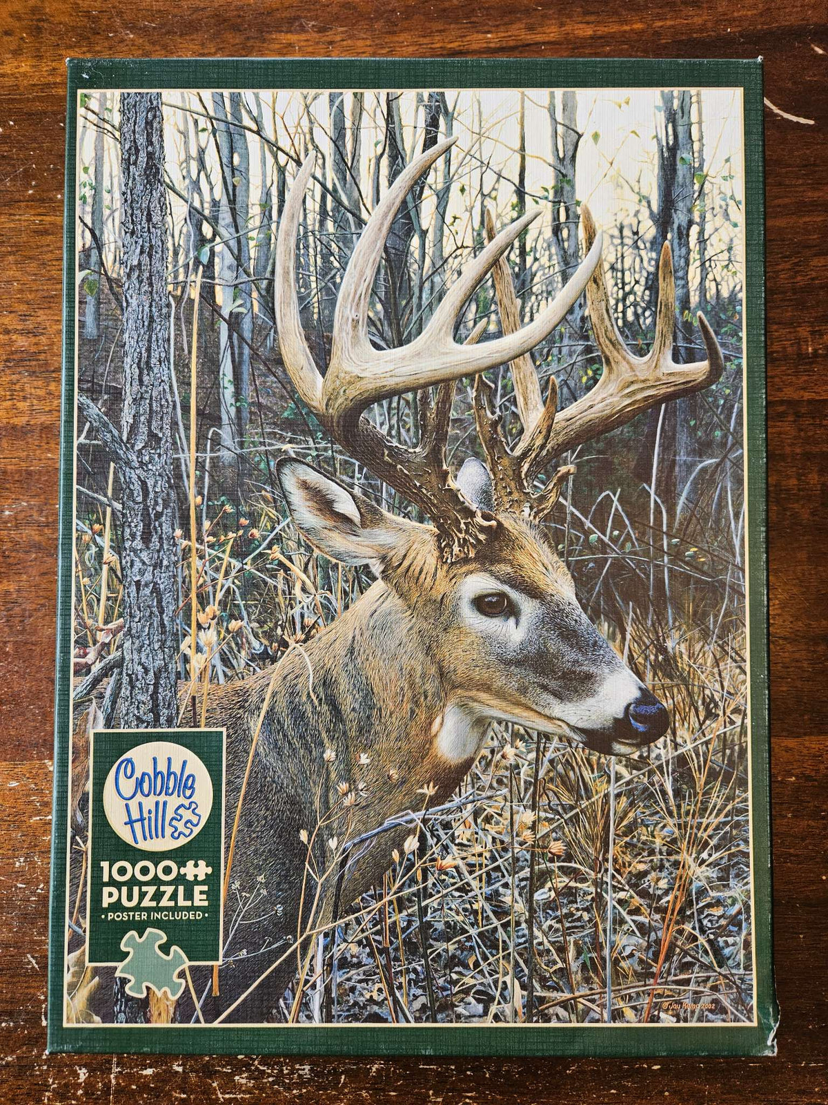Cobble hill 1000 piece white tailed deer puzzle