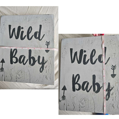 Wild Baby 3 wooden picture set