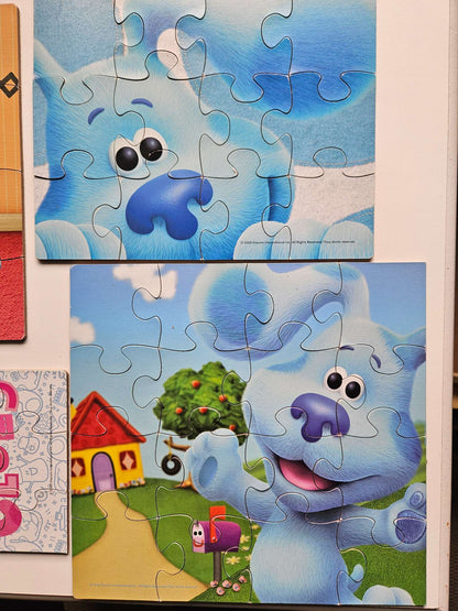 Blues Clues 5 pack wooden puzzle set