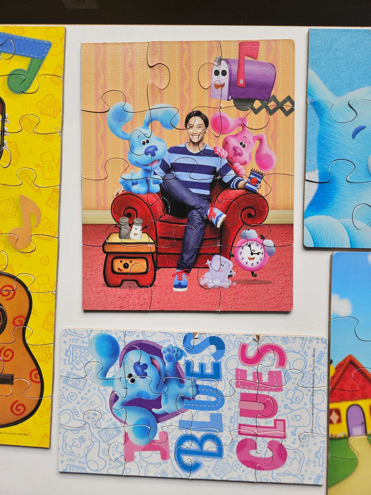 Blues Clues 5 pack wooden puzzle set