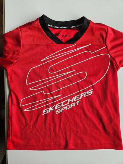 Red sketchers t-shirt, Kids 6/6X