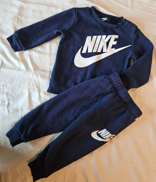 2 piece blue Nike set size 18 months , Kids 18 Month (12-18M)