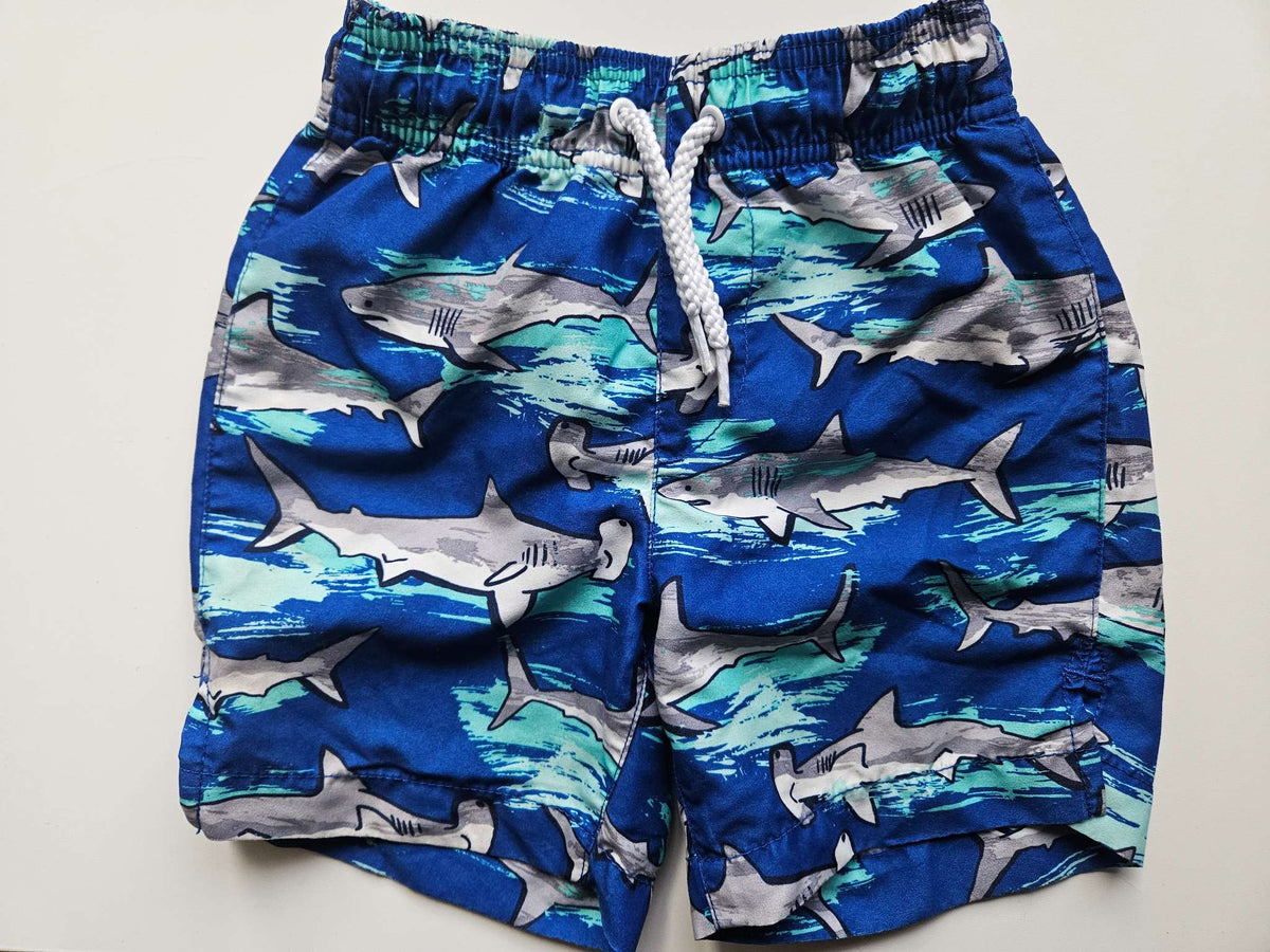 Shark swim trunks , Kids 4/4T