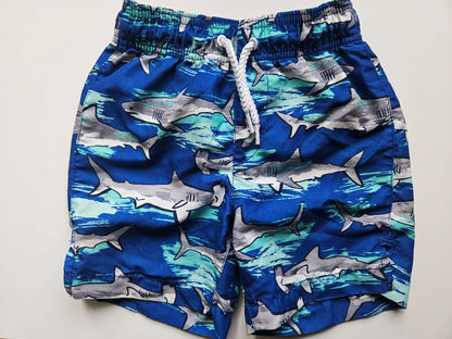 Shark swim trunks , Kids 4/4T
