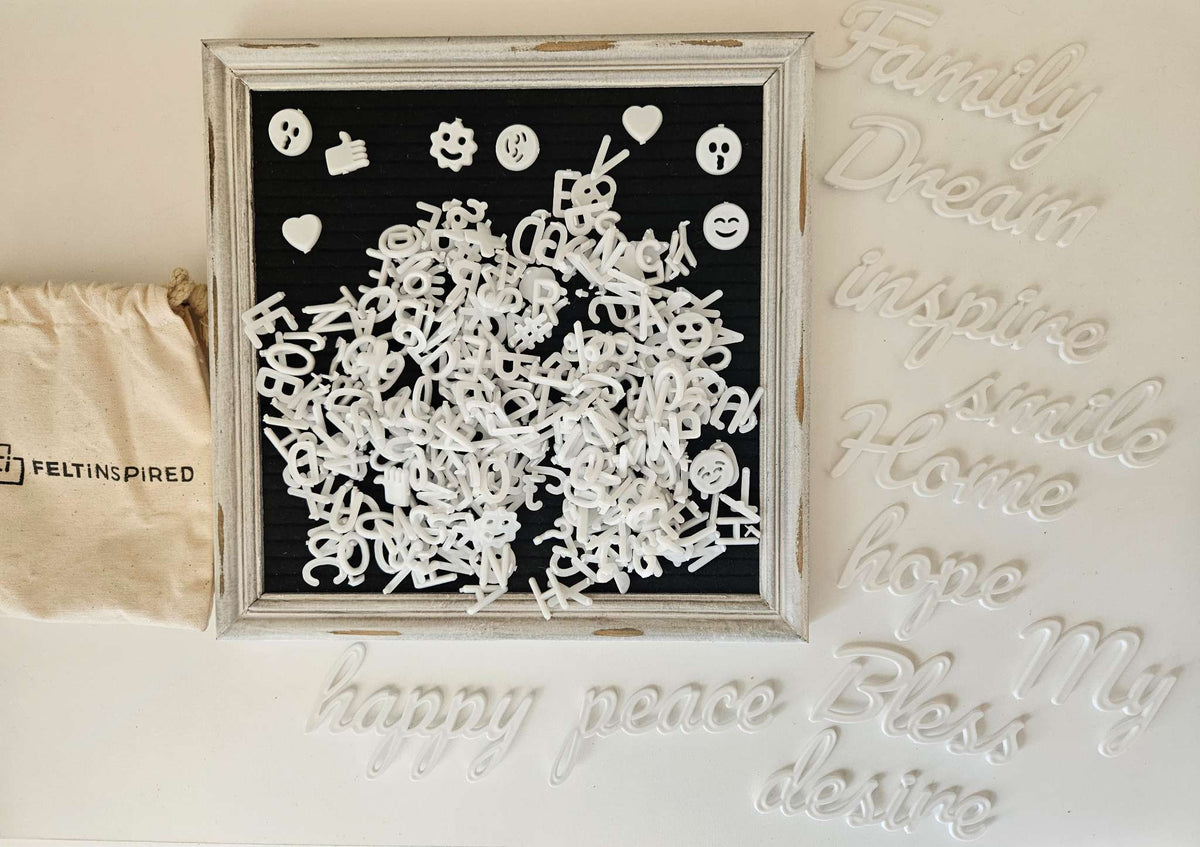 Felt board and letters