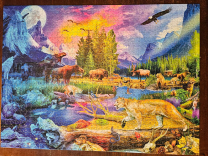 1,000 piece Night and Day puzzle