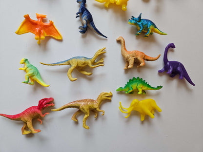 Assorted miniature dinosaurs