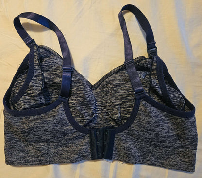Navy blue thyme Maternity nursing bra size Large , Maternity L (12-14)