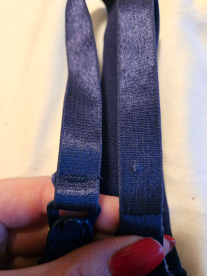 Navy blue thyme Maternity nursing bra size Large , Maternity L (12-14)